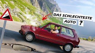 Mit dem schlechtesten Auto der Welt auf die höchste Passstraße von Deutschland 1600m Höhe.