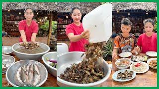 "Rice Crab and Fish Creamy Delicious", 3 Recipes with Rice Crab and Fish Cooked by Mommy Chef Sros