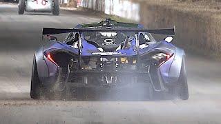 Mad Mike's MadMac 3-Rotor 20B swapped McLaren P1 INSANE Sound | StartUp, Revs, Drifts @ Goodwood FoS