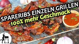 Spareribs einzeln grillen - für 100 % mehr Geschmack