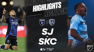 San Jose Earthquakes vs. Sporting Kansas City | Full Match Highlights | 8-Goal Madness!