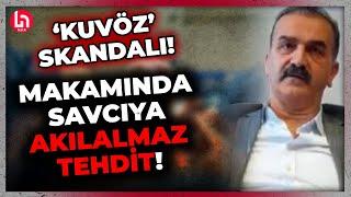 Savcıyı makamında parmak sallayarak tehdit etti: "Mermiye kafa atacak 500 adamları var!"