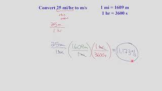 Converting Units in Physics