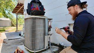 Tearing Out HVAC System After a House Fire | Full Demo | Part 1