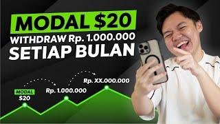 MODAL $20 WITHDRAW 1 JUTA SETIAP BULAN