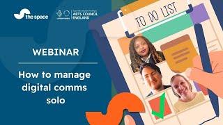 How to manage digital comms solo