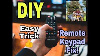 HOW TO FIX REPAIR TV REMOTE CONTROL/ BUTTONS NOT WORKING