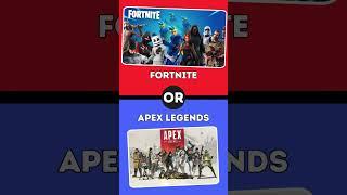  Fortnite vs. Apex Legends: Battle Royale Showdown!  #shortvideo  #quiz