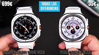 Samsung Watch ULTRA (699€) vs VWAR Watch 7 Ultra (35€) ⌚ COMPARATIVA