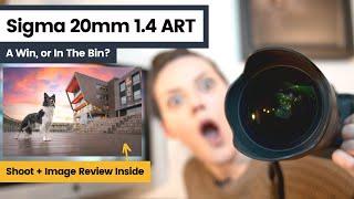 Sigma ART 20mm 1.4 Review for Portrait Photography - Is this wide angle lens worth it?!