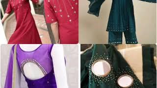 Stylish =elegant mirror work# kurtis# sleeves # blouses & neck designs ideas