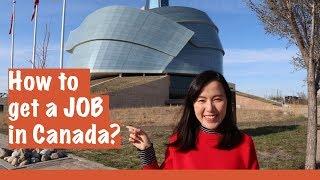 how to get a job in Canada