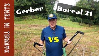 Darrell In Tents | Gerber Freescape VS Boreal 21 Bow Saw