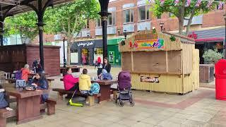 4K Walking Tour of Warrington Town Centre & The Golden Square Shopping Centre. Thursday 9/6/2022.