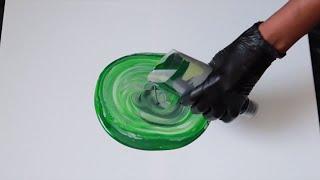 FLUID PAINTING ACRYLIC DIRTY POUR TECHNIQUE