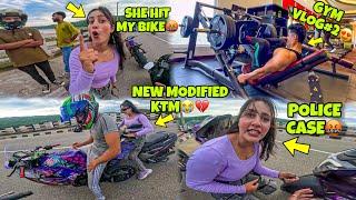 Scooty Girl Hit me Newly Modified Ktm ko Takkar mardi | Gym Vlog #2 Preparation for Ladakh Ride