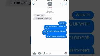 Funniest Break Up Text Message That Will Make You Laugh...