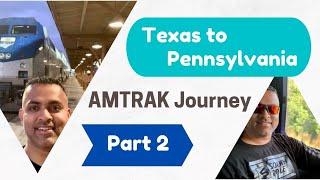 PART 2 AMERICA ON AMTRAK  - SAN ANTONIO - CHICAGO - PITTSBURGH  #amtrak  #texaseagle #train