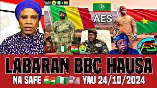 BBC Hausa Labaran Duniya Na Safe Yau 24/10/2024 #bbc