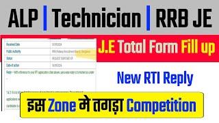 ALP | Technician | RRB JE Total Form Fill Up 2024 | New RTI Reply ️