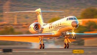 20 Mins Stunning Evening Plane Spotting | Scottsdale Executive Airport (SDL)