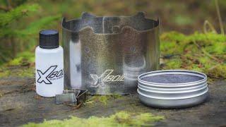 Ultralight Backpacking Stove Kit | X Boil Alcohol Stove