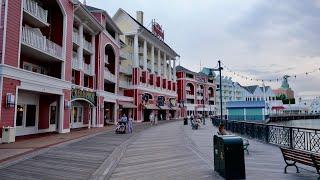Disney's Boardwalk 2025 Evening Walkthrough in 4K | Walt Disney World Orlando Florida May 2025