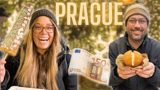 Prague CHRISTMAS Market FOOD Tour  What to Eat for €50!!