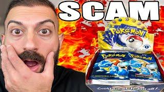 DISASTER | Unboxing The FAKE $375,000 1st Edition Booster Box