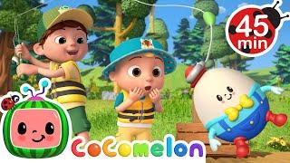 Humpty Dumpty Family Camping (Nature Song) + MORE CoComelon Nursery Rhymes & Songs