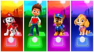 PAW Patrol - Skye  Ryder  Chase  Rubble  Tiles Hop EDM Rush