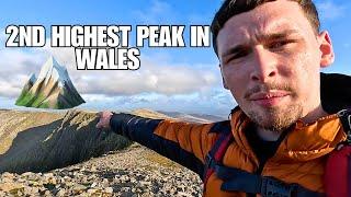 Solo Hiking to the 2nd Highest Peak in Wales!! Carnedd Dafydd & Llewelyn Snowdon (3,451ft Elevation)