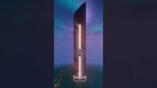 Which Minecraft Futuristic/Cyberpunk Skyscraper is the best? #shorts