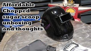 Tefauwe sugar scoop welding hood unboxing and review