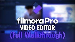 How To Use FilmoraPro Video Editor (Tutorial)