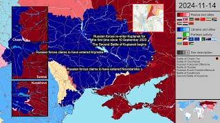 142: The Second Battle of Kupiansk begins (New Ukraine Map)