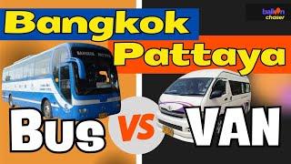 BANGKOK - PATTAYA: Which BUS is BEST?  Tested 2024