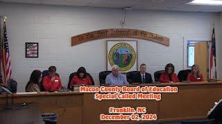 Macon County Board of Education (12-02-2024) | Macon Media