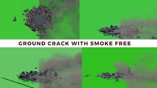 Ground Collapse Crack Green Screen Animation Background Free