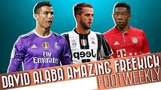 FootWeekly ● David Alaba Amazing Freekick #5