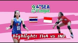 ไฮไลท์ THAI  vs  IND  วอลเลย์บอลหญิง ซีวีลีก 2024