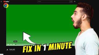 FIX Chrome Green Screen while playing YouTube Videos (In 1 Mnt) 2023