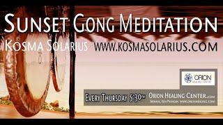 Sunset Gong Meditation by Kosma Solarius - Teaser 2014