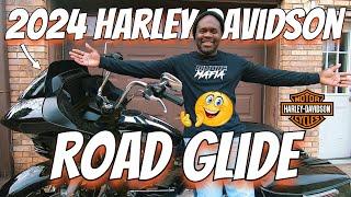 WELCOME MY NEW 2024 HARLEY DAVIDSON ROAD GLIDE| I'M EXCITED| WHY DID I CHOOSE IT? #harleydavidson