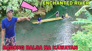 Bagong Gawang Balsa sa Lagoon ang Ganda Sinukat gaano kalalim.. Dadayuhin na naman ito kalapit lugar