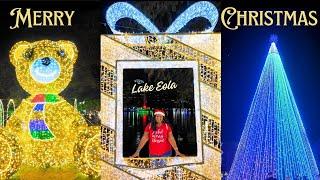 Vlogmas | Lake Eola Christmas Lights | Merry Christmas | Orlando Vacation