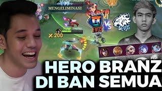 Gila Aja Bro Hero Branz Di Ban Semua!! EVOS INDIA VS EVOS MPL - Mobile Legends