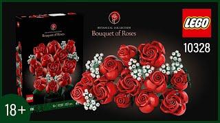 LEGO® Icons Bouquet of Roses (10328)[822 pcs] Speed Build @TopBrickBuilder18plus