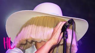 Sia Reveals Her Face In Concert - VIDEO