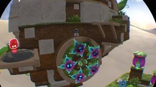 Astro Bot Rescue Mission Level 2-1 Green Fingers 100% Walkthrough 8 Robots + Chameleon